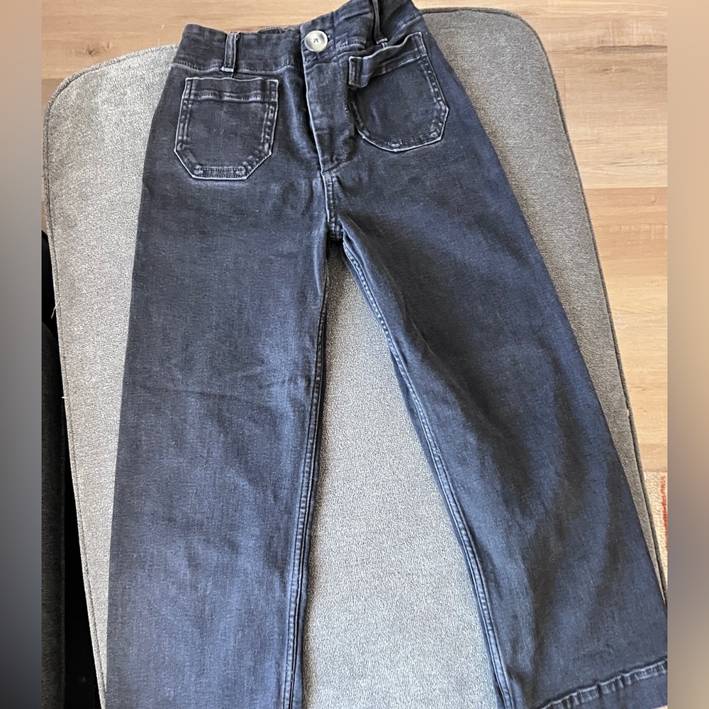 Stylish Black Denim Jeans - Anthropologie